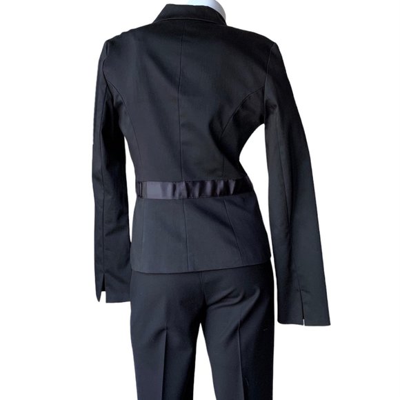 _Marciano GUESS COLLECTION vintage tailored self belt black blazer - Size M - Picture 2 of 3